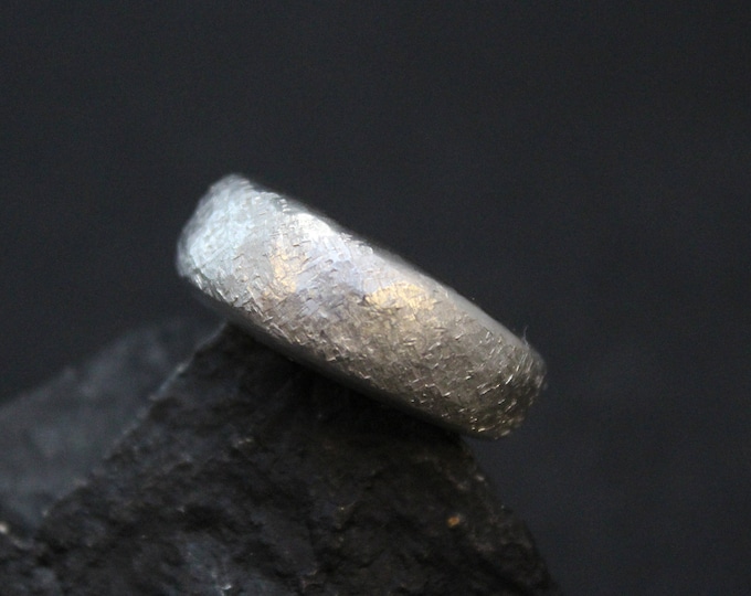 Sterling Silver Organic Textured Statement Ring, Textured Sterling Band Ring, Textured Sterling Jewelry, Organic Sterling Band Ring
