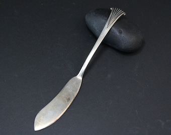 Sterling Silver Danish Master Butter Knife in Pattern Onslow by Tuttle, Tuttle Master Butter Knife, Sterling Butter Serving Knife