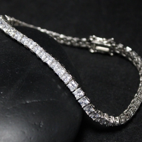 Fake Tennis Bracelet Etsy