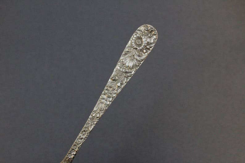 Sterling Repousse Serving Piece Sterling Silver S Kirk /& Son Repousse Jelly Server Sterling Silver Repousse Flatware Floral Sterling