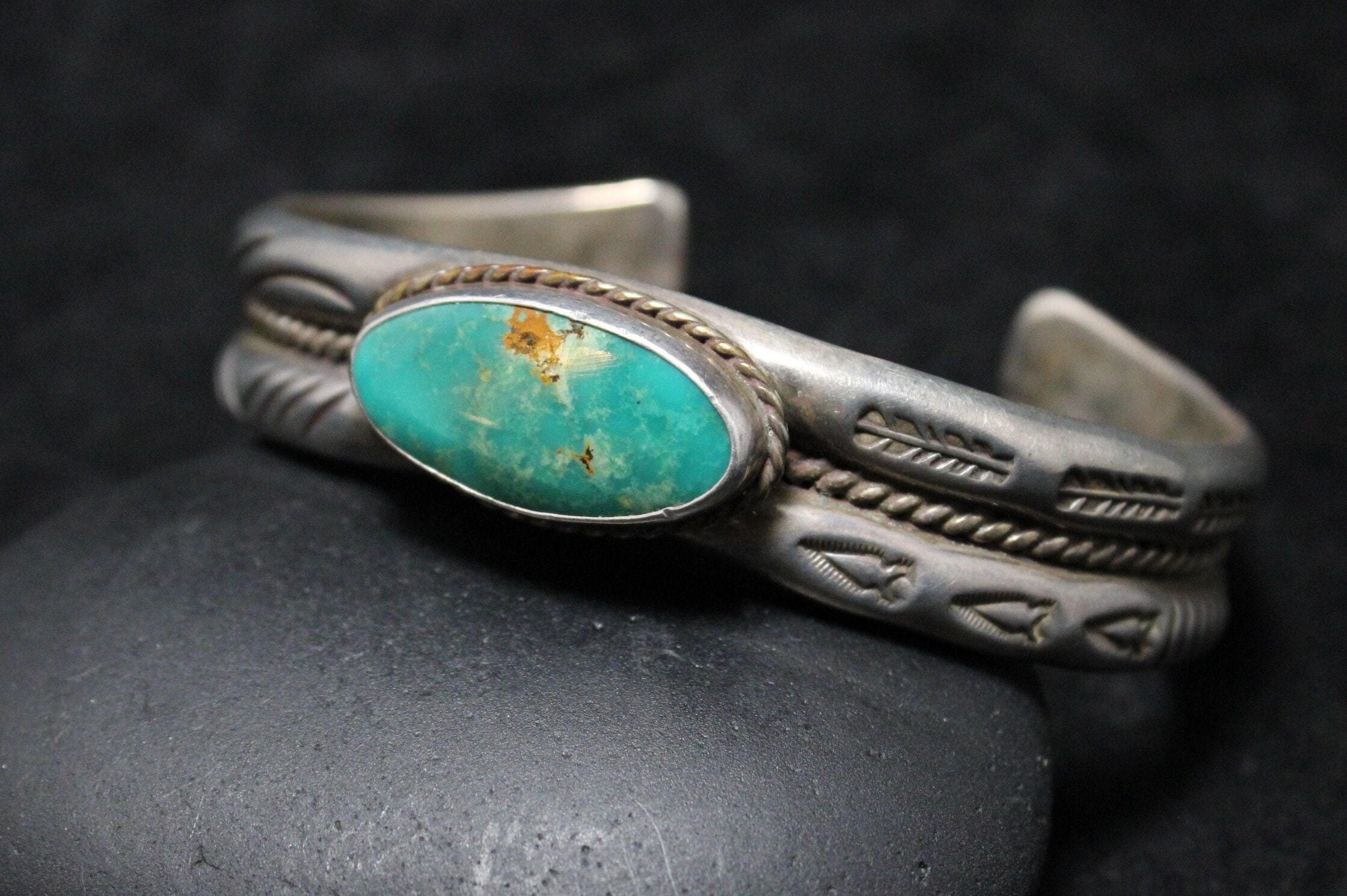 Natural Turquoise Cuff Bracelet