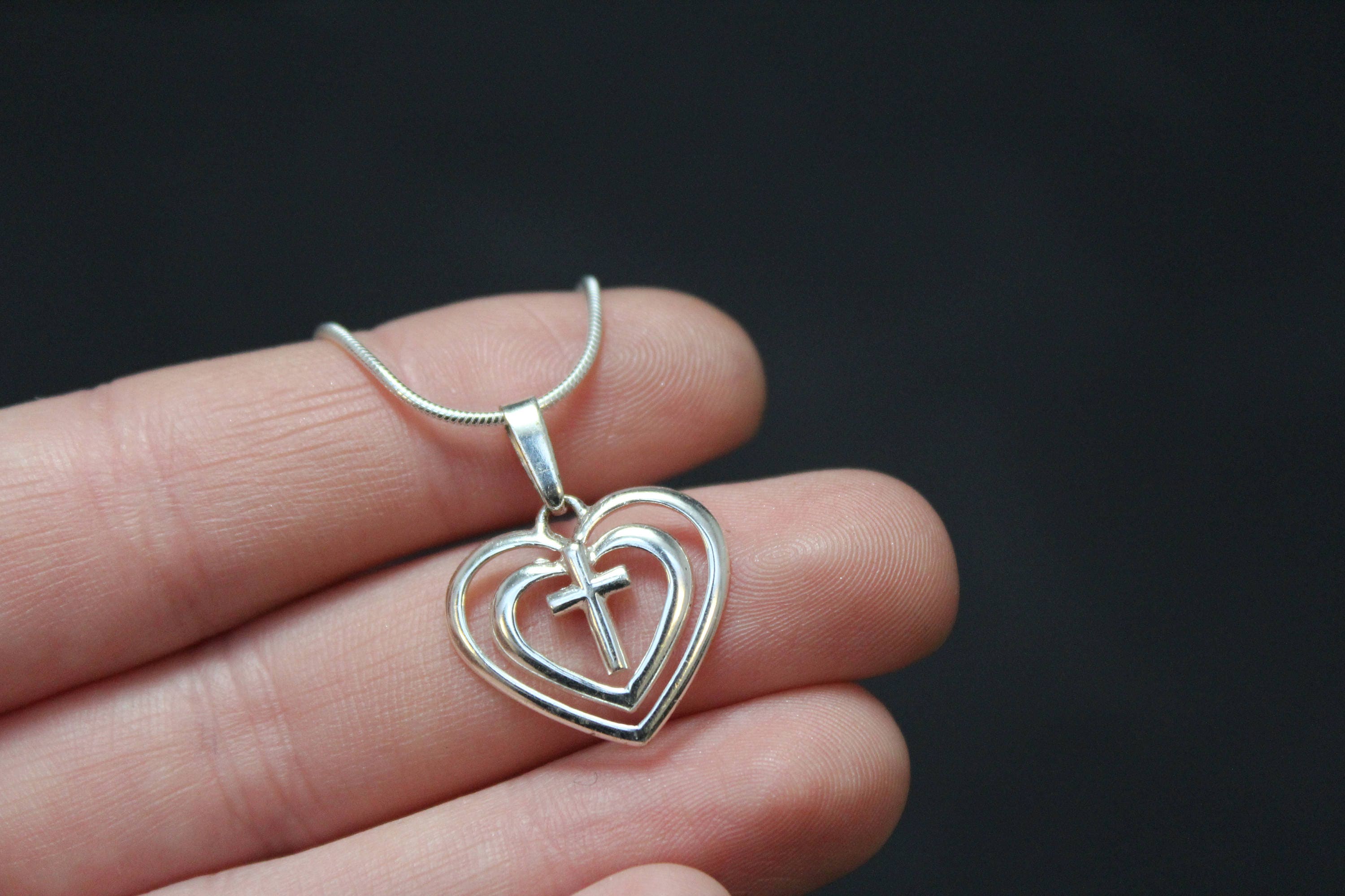 cross heartbeat necklace cross heartbeat necklace