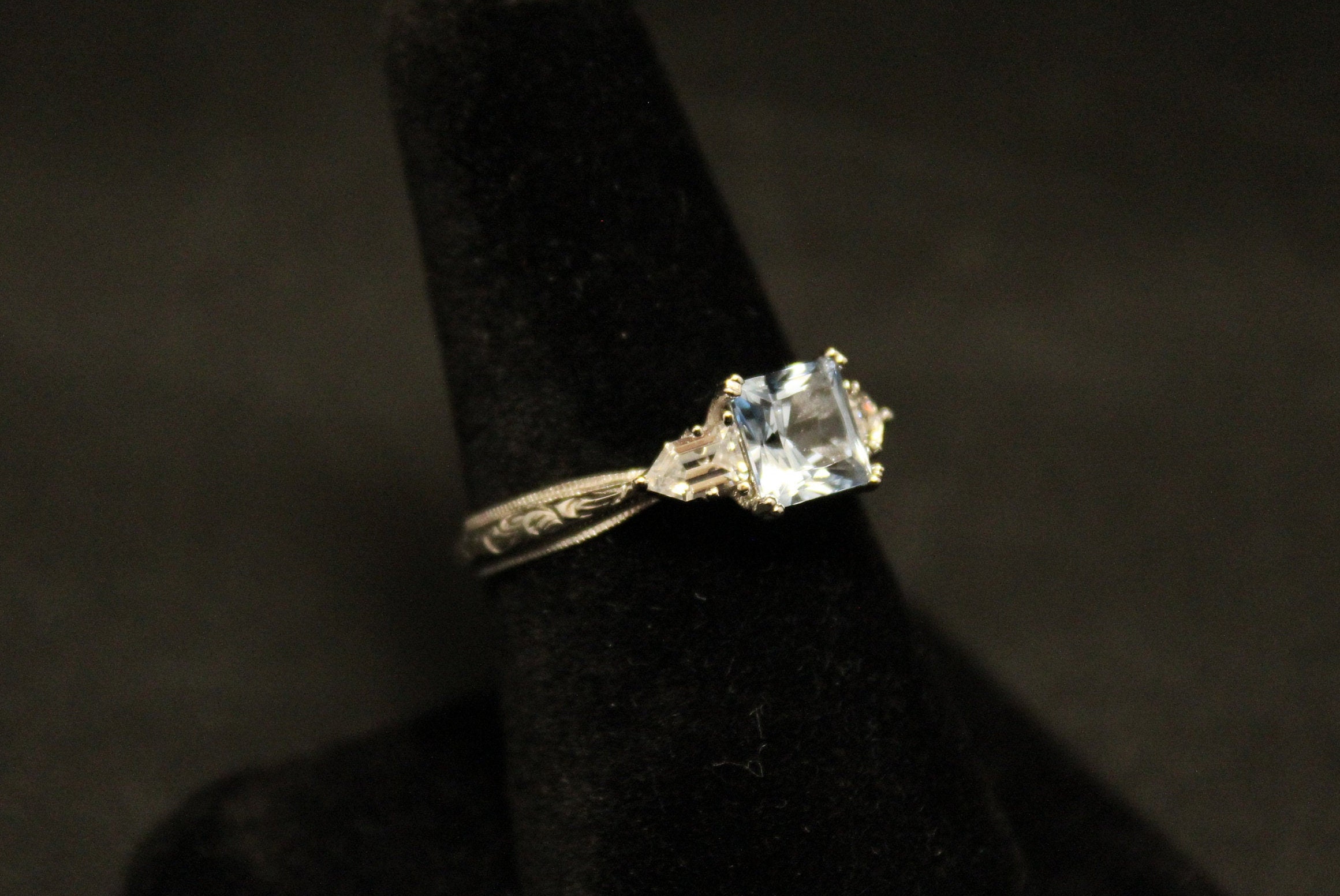 Tacori sterling silver cz cheap rings