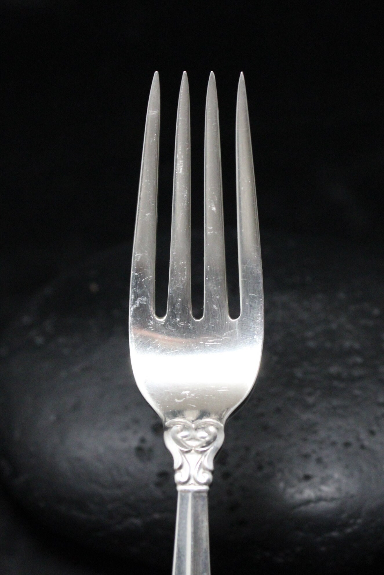Nordic Denmark Ela STERLING 925s Enamel fruit Pick fork 6pcs