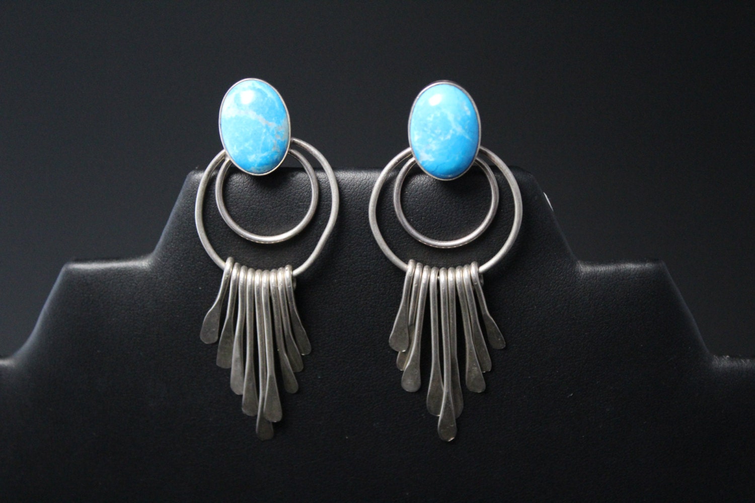 Jewelry | New Vintage Lucky Horseshoe Mexican Silver Turquoise Earrings |  Poshmark