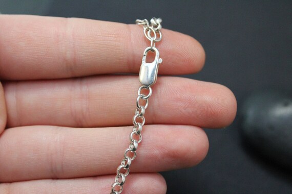 Sterling Silver Modernist Beaded Statement Neckla… - image 4