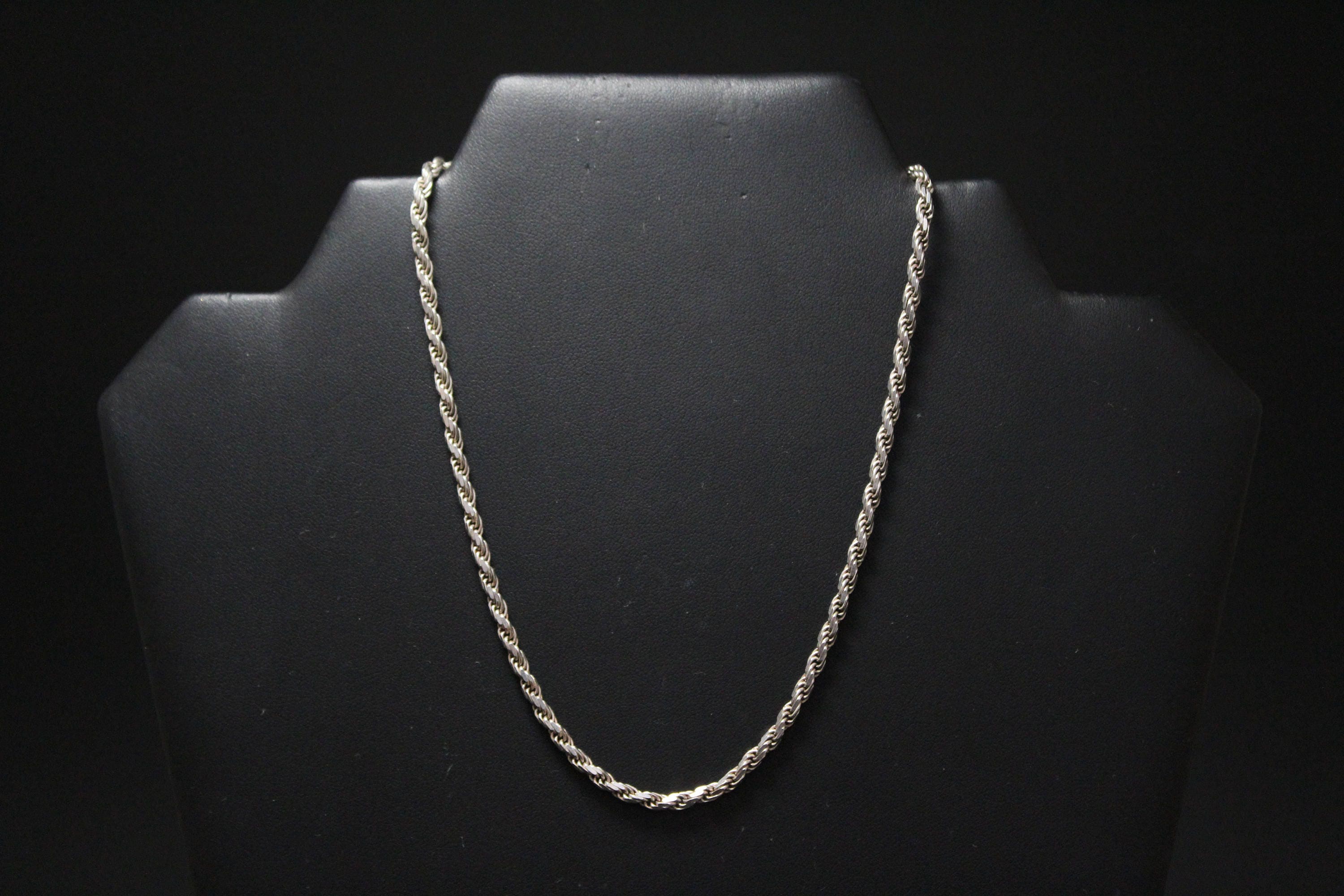 Rope Chain 3mm, Sterling Silver
