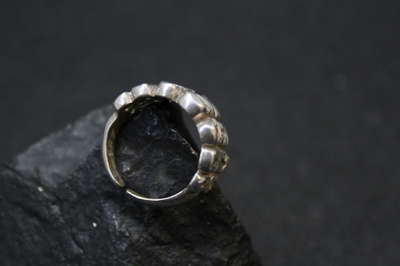Sterling Silver Free Form Brutalist Ring, Brustal… - image 2
