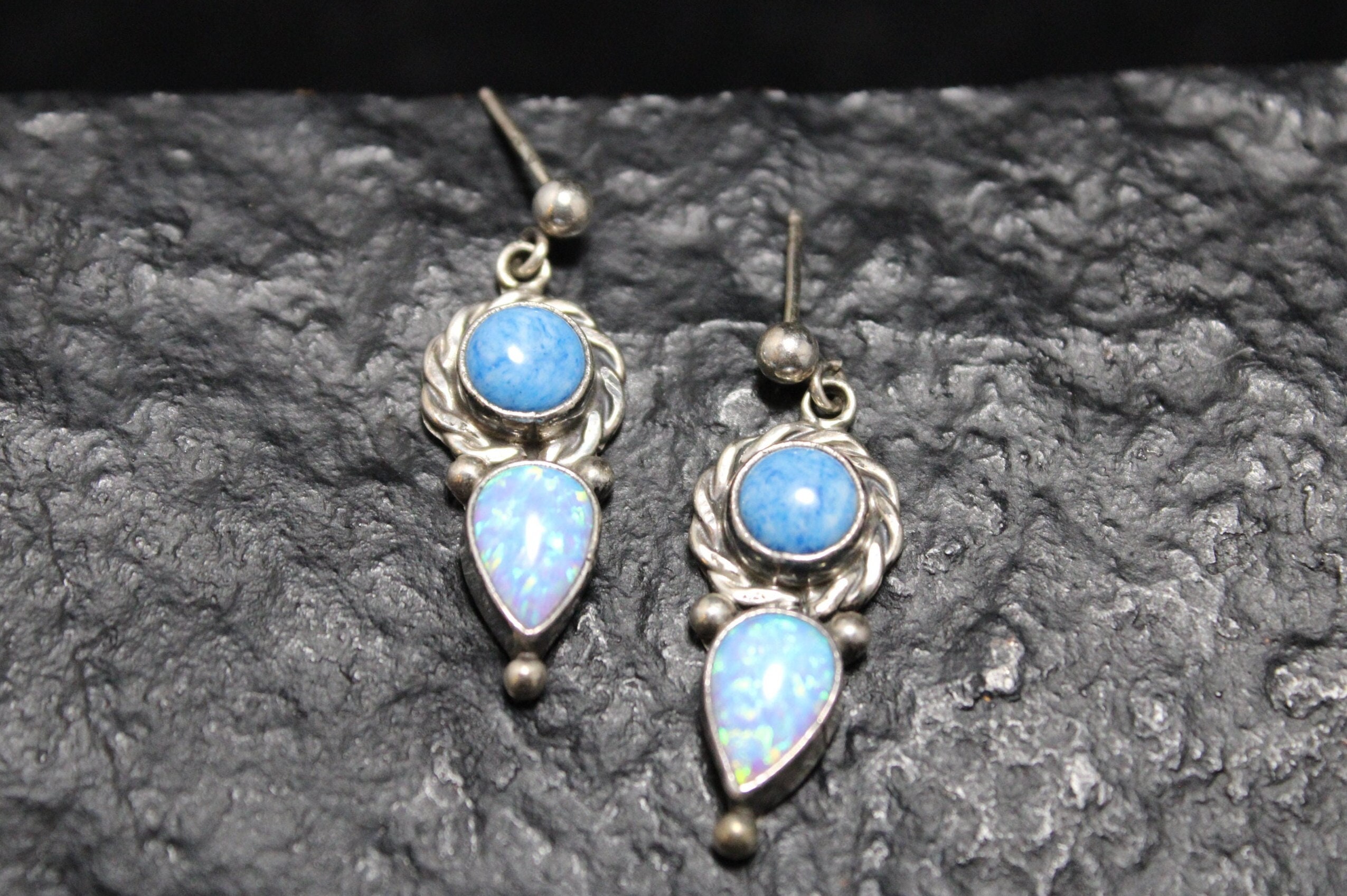 Fake opal earrings deals