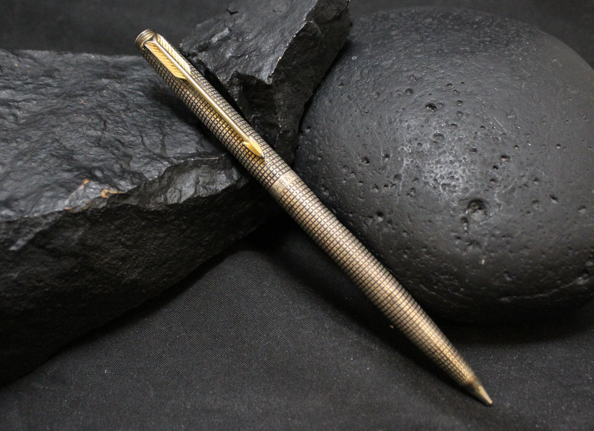Sterling Lead Pencil With Gold Toned Arrow Handle, Twisting Sterling