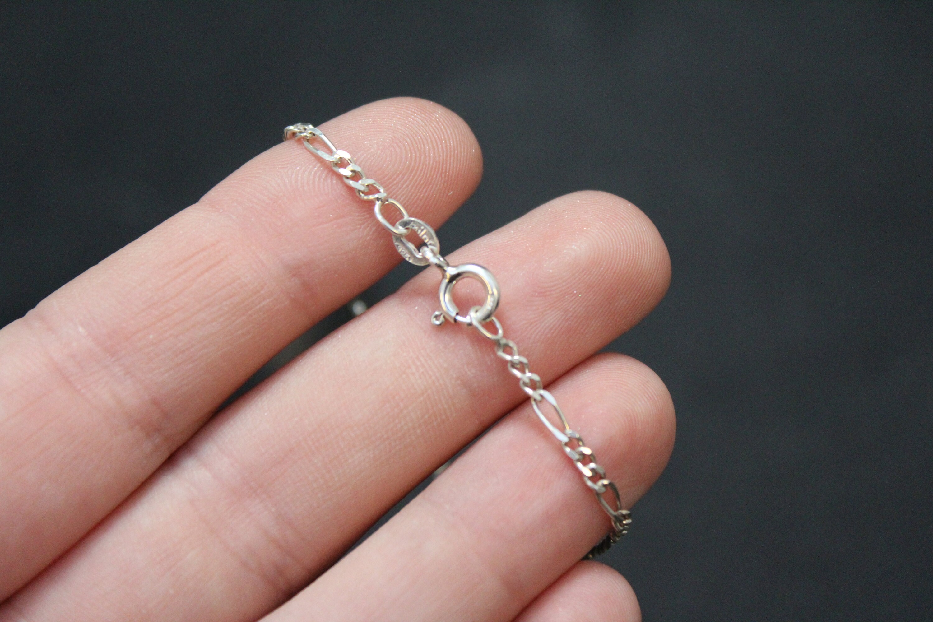 figaro link anklet