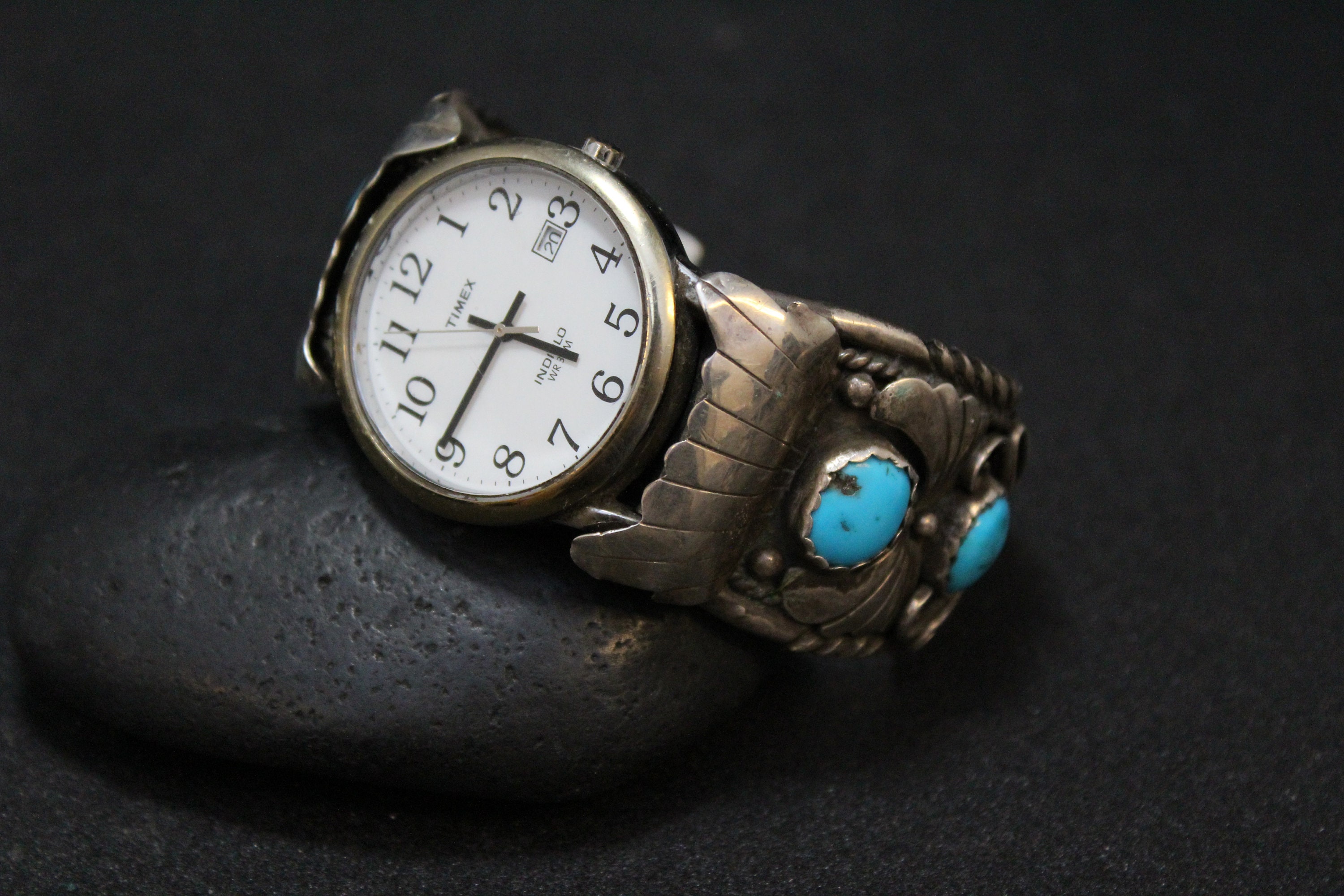 Navajo Turquoise Watch Cuff, Native American Watch, Watch Bracelet