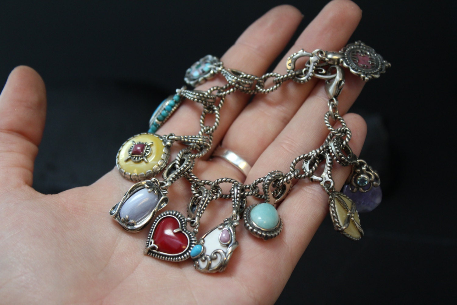 RARE Sterling Silver Designer Carolyn Pollack Relios Designer Charm