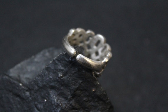 Sterling Silver Free Form Brutalist Ring, Brustal… - image 3