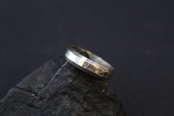 Sterling Silver Hammered Band Ring, Hammered Silver Band, Hammered Sterling Silver Band, Hammered Sterling Jewelry