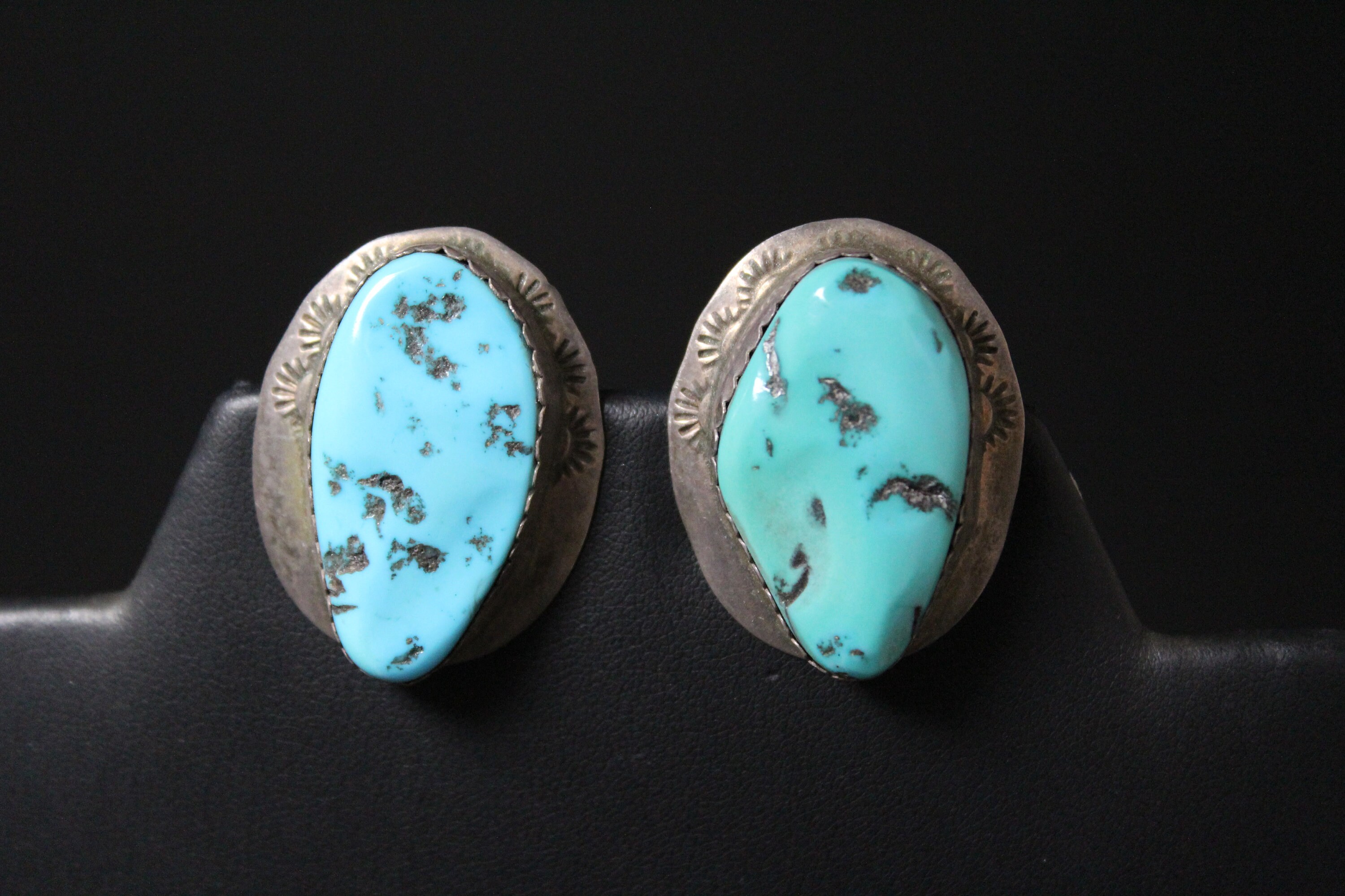 Large Turquoise Cluster Drop Earrings – Wild Junkie