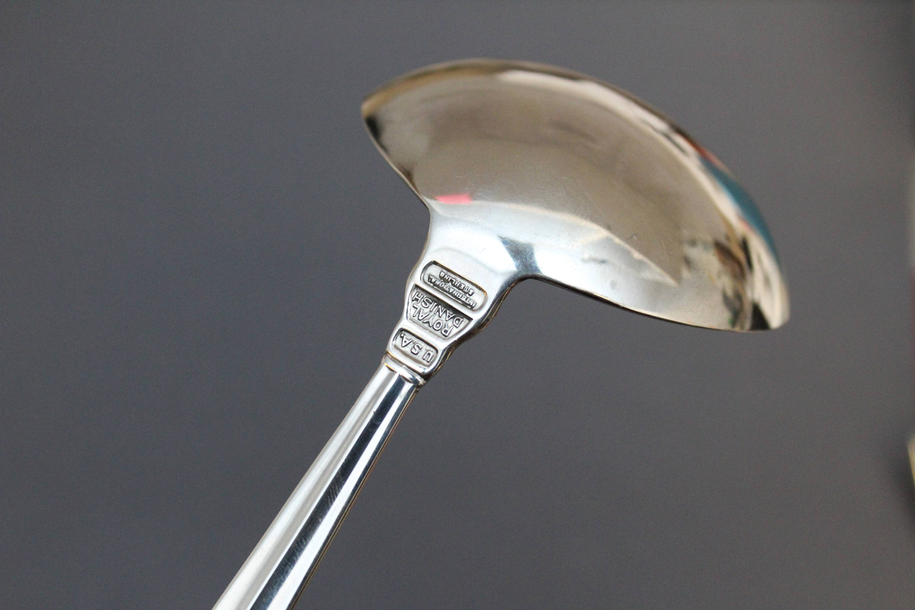 Sterling Silver Royal Danish by International Sterling Gravy Ladle