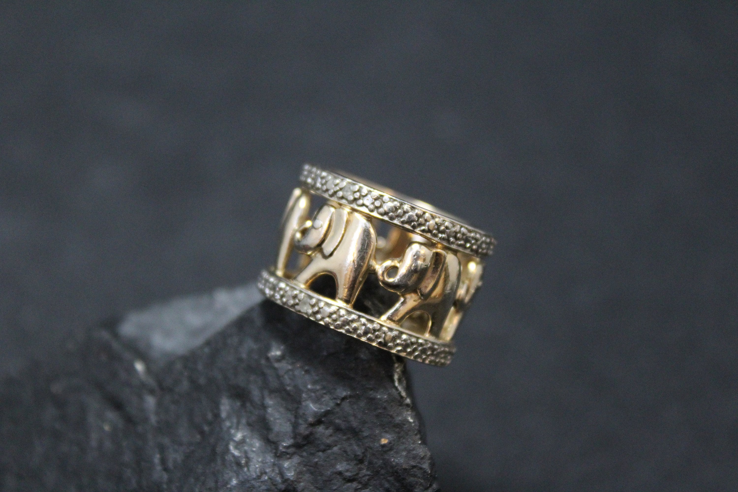 Elephant Rings Gold - Temu