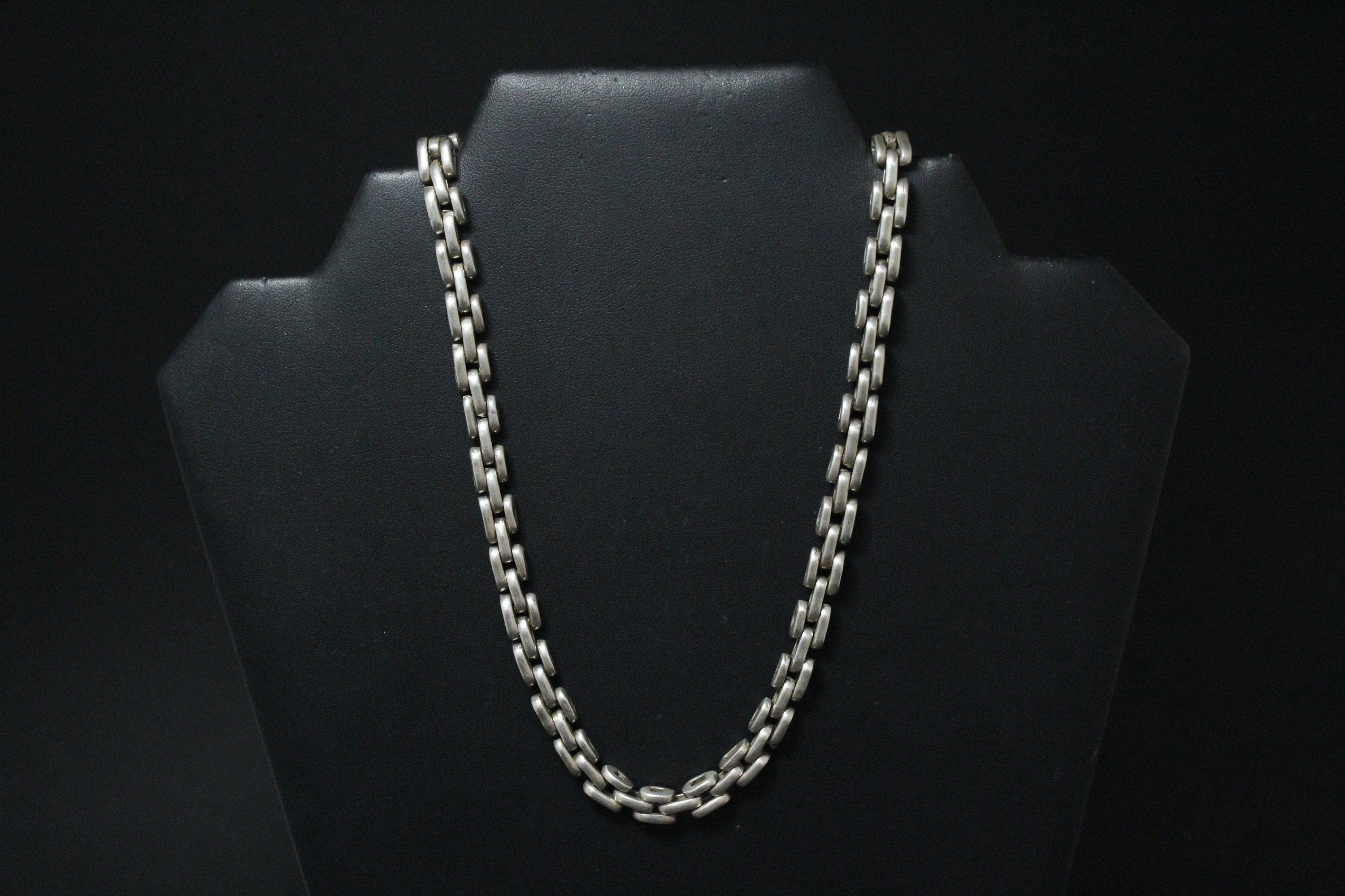 Mexican silver chain necklace deals