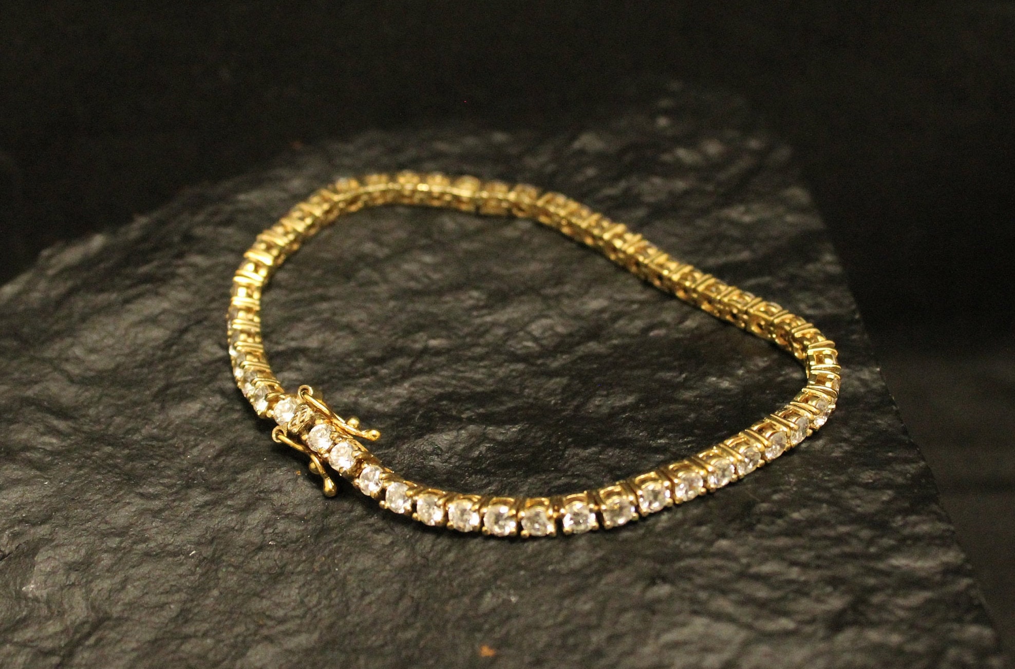 sterling-silver-cz-tennis-bracelet-gold-plated-sterling-bracelet