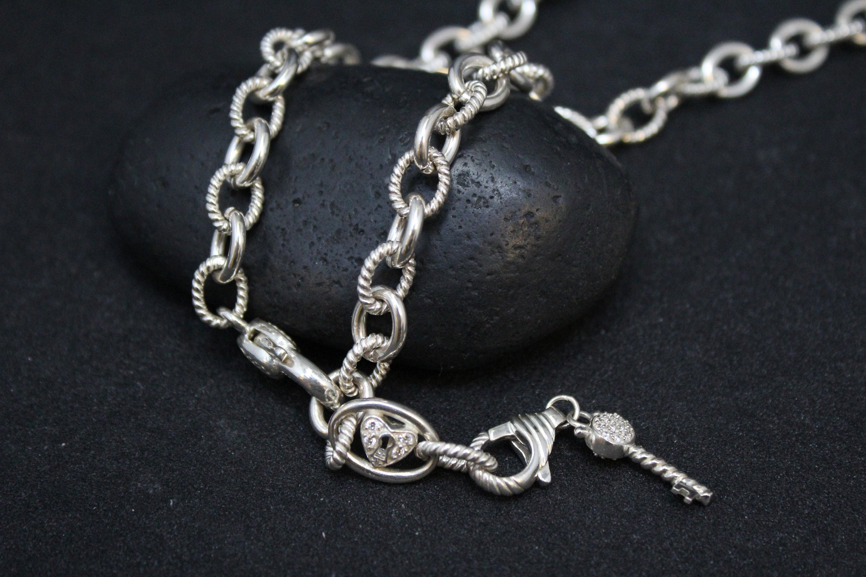 Judith Ripka Necklace 925 Removable Amethyst Pendant – Orlando Diamond  Exchange