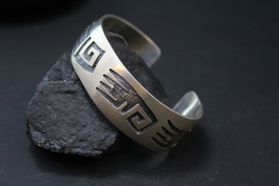 Sterling Silver Bear Paw Cuff Bracelet (AS IS)