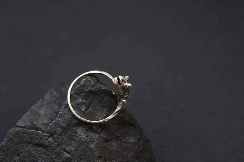 Boucles D'Oreilles Grenouille Argent 925 - Cristaux - Hypoallergénique - Cadeau Femme Ou Fille - Style Animalier