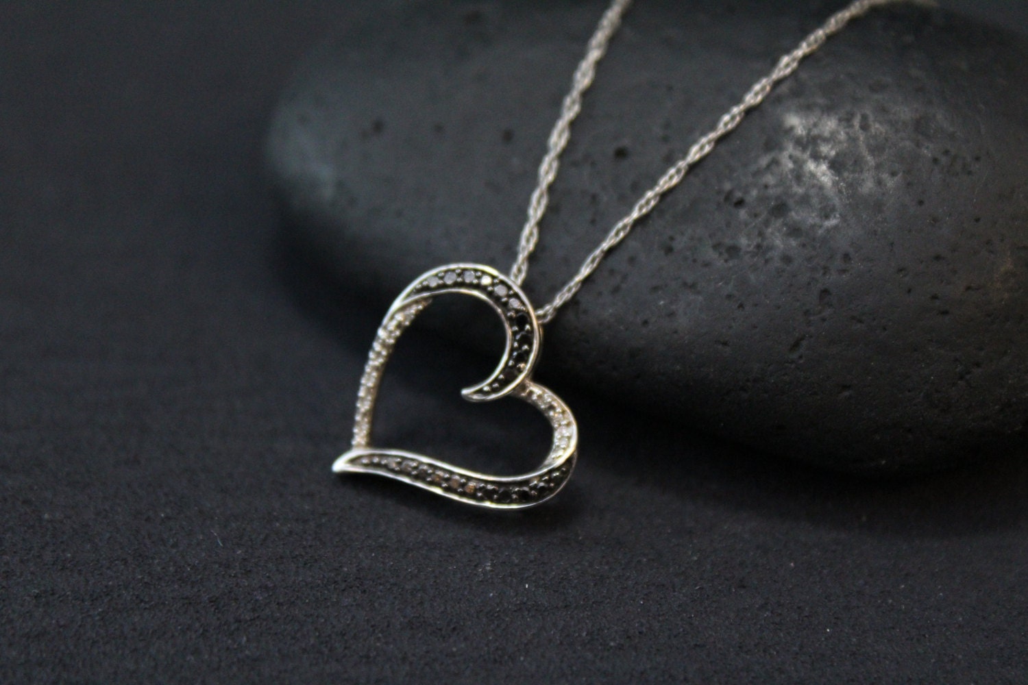 925 jwbr clearance open heart necklace