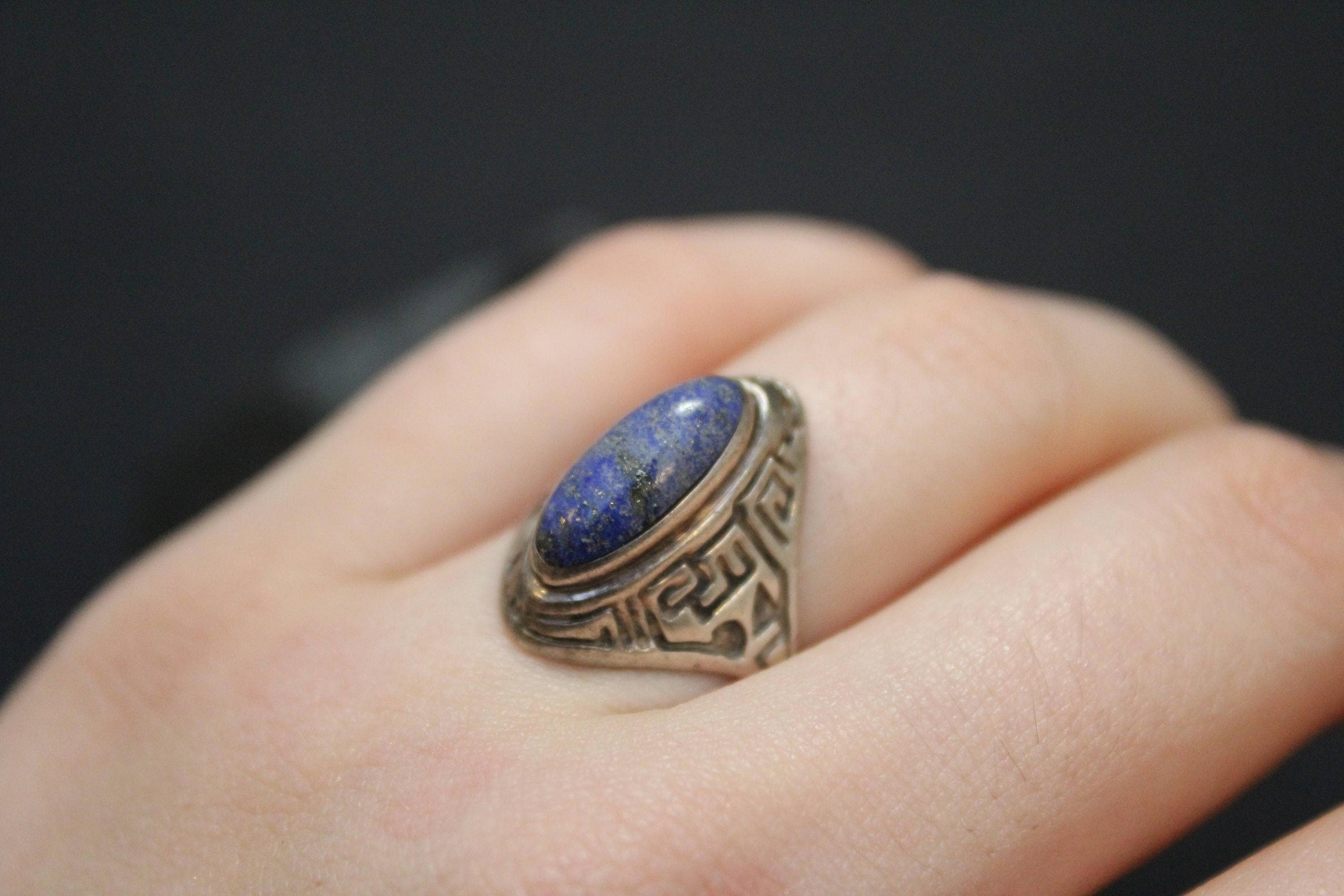 Sterling Silver Christin Wolf Lapis Ring, Christin Wolf Sterling ...