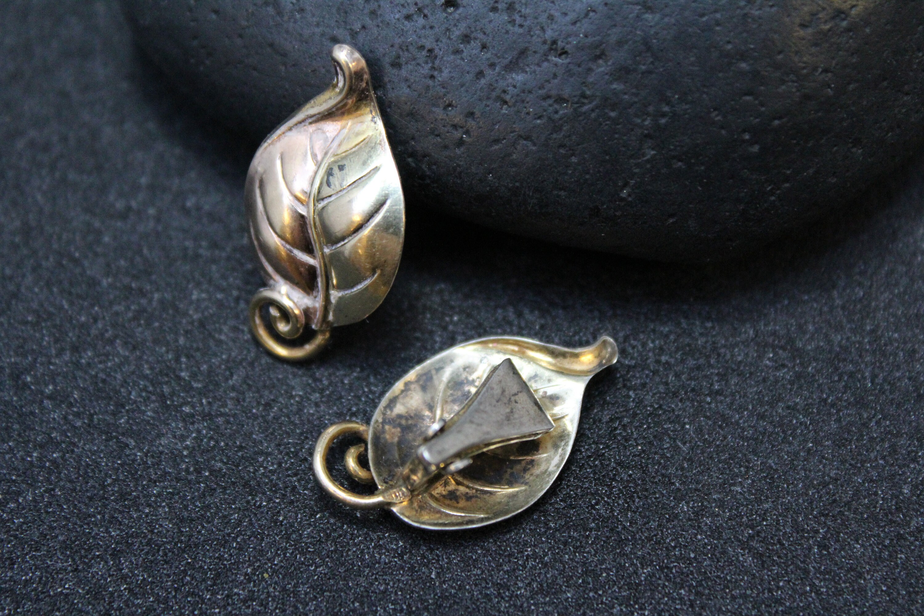 Delicate Gold Filled Leaf Earrings, Gold Leaf Earrings, Leaf Clip ...