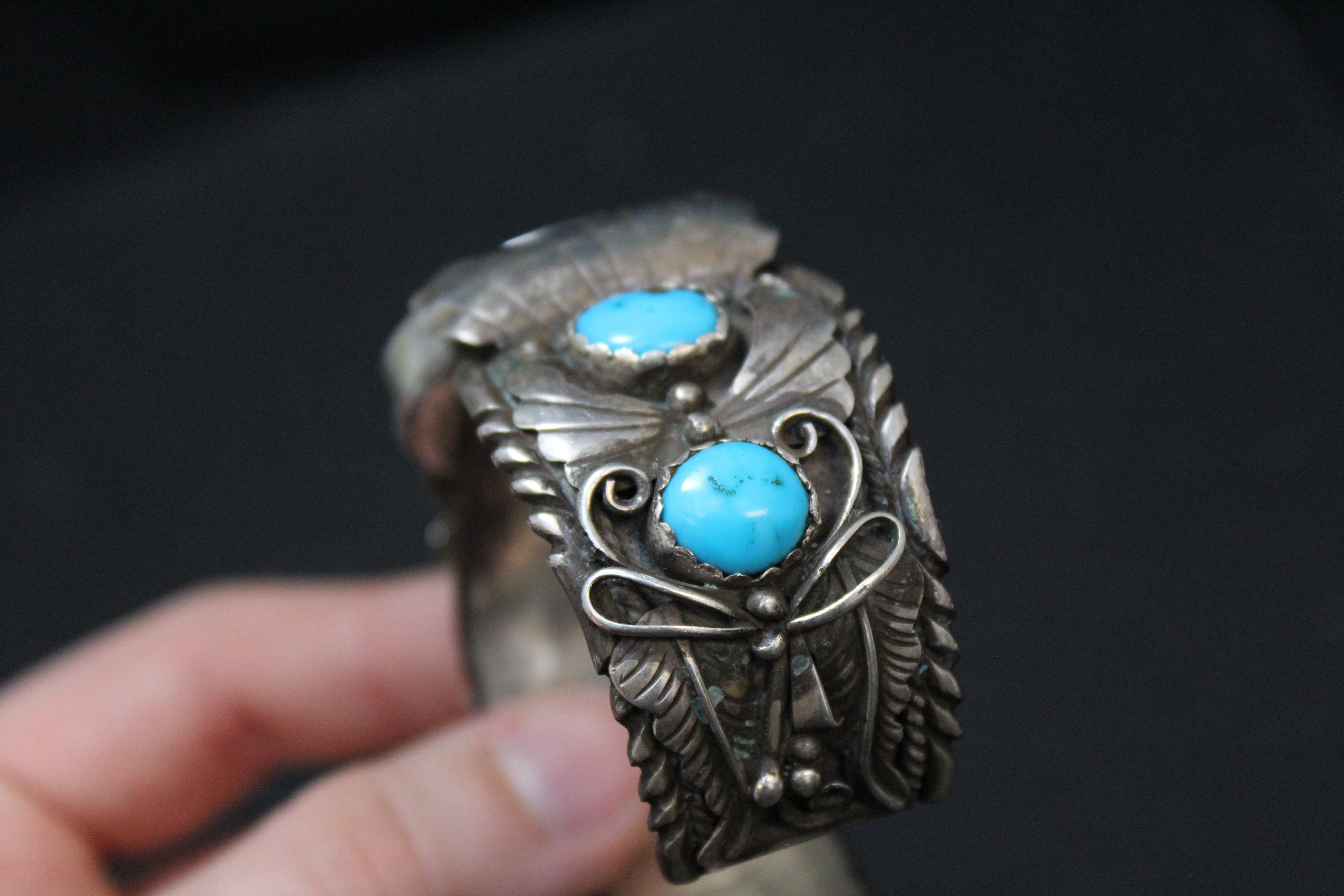 Navajo Turquoise Watch Cuff, Native American Watch, Watch Bracelet