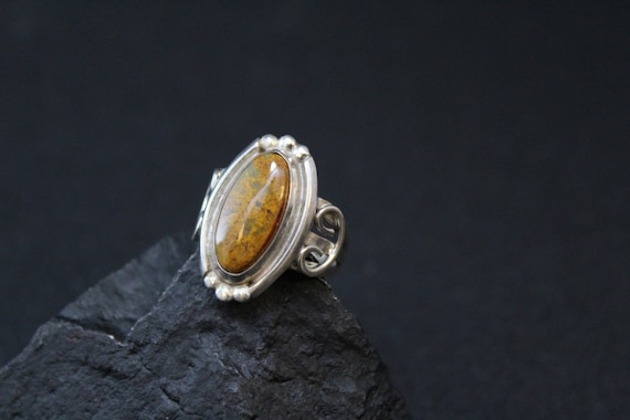 Sterling Silver and Jasper Southwestern Style Lon… - image 1