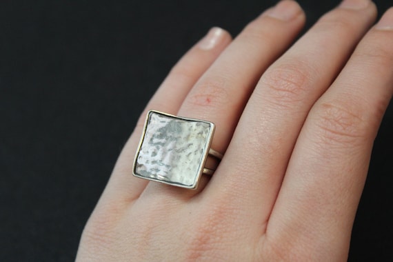 Sterling Silver Retired Designer Silpada Hammered… - image 4