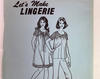 Let's Make Lingerie 520; Sizes S, M, L