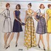 Vogue's Basic Design 2702; ca. 1972; Misses' Dress. Dress with self or contrast fitted bodice has jewel neckline. Size14