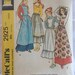 McCalls 2925 Misses Pinafores and Apron, 1971, Size Large, Unused