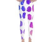 Clizia Neon - Men 39 s Leggings - Dots pattern - disco pants - dancing leggings -Meggings - running workout pants - yoga - gymwear - crossfit