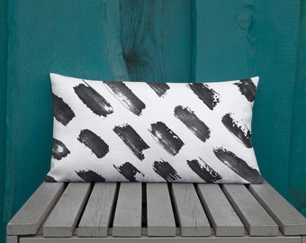 Black and White Pillow - Black Pillows - White Pillows - Pillow Sham - Pillow Case - Accent Pillow - Toss Pillow - Throw Pillows home decor