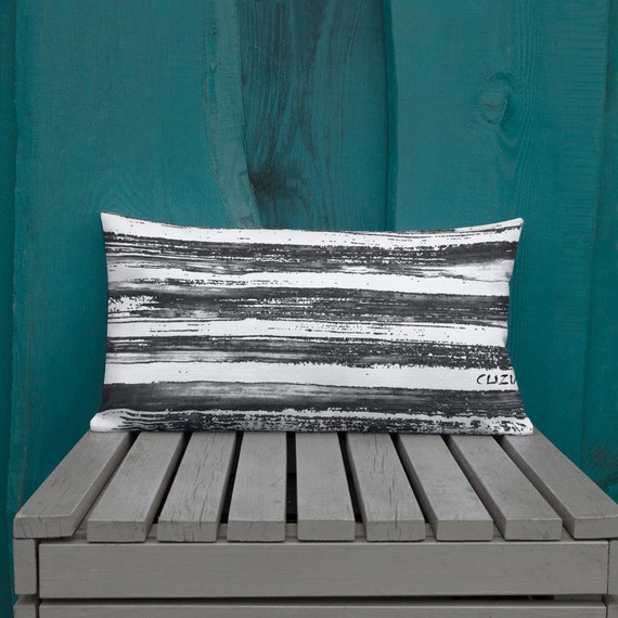 Black and White Pillow - Black Pillows - White Pillows - Pillow Sham - Pillow Case - Accent Pillow - Toss Pillow - Throw Pillows home decor