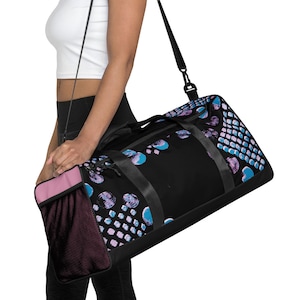 Duffle bag - Gym Bag - Travel bag - Beach bag - Yoga bag - Small Luggage - Cabin Bag - Carry On