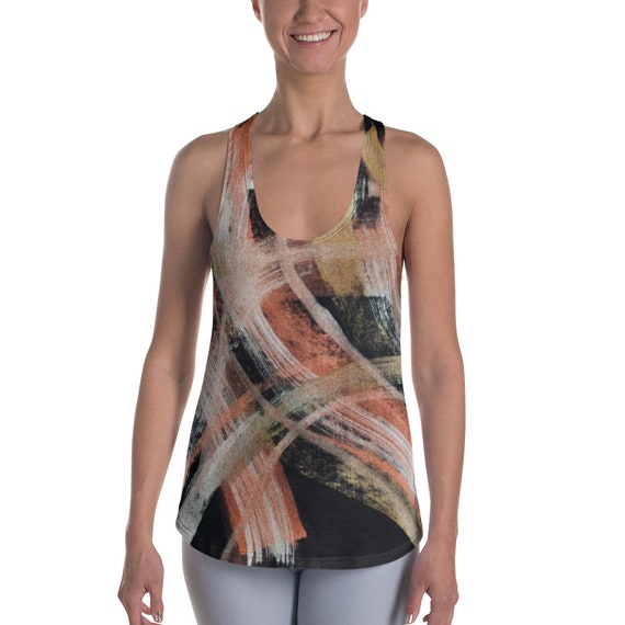 Women's Racerback Tanks - Super Soft Exercise Tanks - Yoga Shirts - Workout Tanks for Ladies - Colorful Shirts - Daily Tank Tops