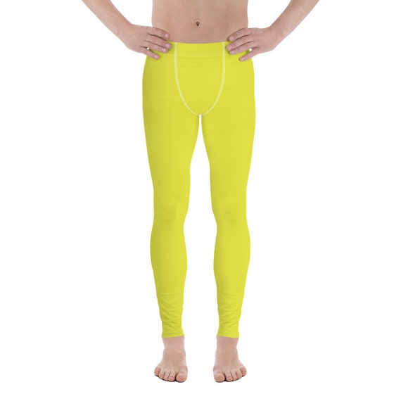 Leggings de color liso para hombre: pantalones de entrenamiento