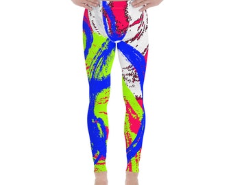 Patterned Leggings | Mens Leggings | Yoga Pants | Summer Beach Leggings | Sports Leggings | Mens Trousers | Mens Fashion | Festival Leggings