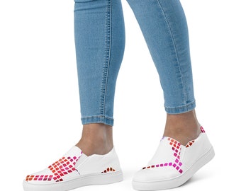 Women slip-on canvas shoes | Casual Slip On Shoes | Graphic Shoes | Artistic Shoes | Unique Print Shoes | Clizia Shoes | Casual Women