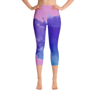 High Waist Capri Leggings: Soft Activewear Yoga Pants