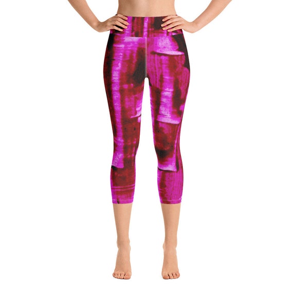 Capri Leggings- Plus Size Leggings -Premium Active Buttery Soft Workout Leggings -Gift - Athletic - Running - Fitness - Activewear - YOGA