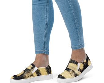 Women slip-on canvas shoes | Casual Slip On Shoes | Graphic Shoes | Artistic Shoes | Unique Print Shoes | Clizia Shoes | Casual Women