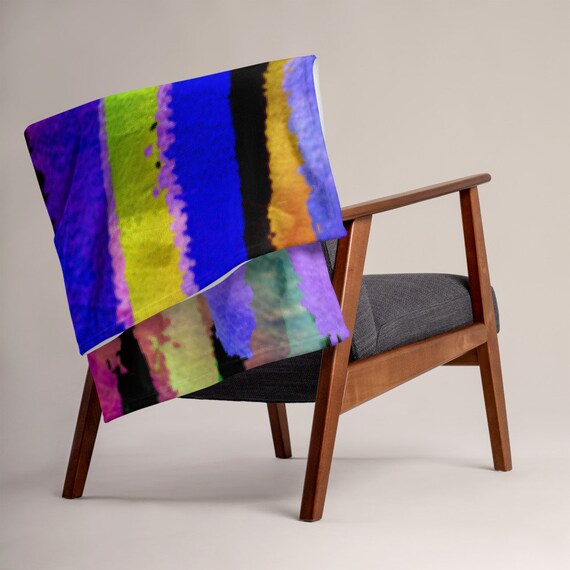 Kids Throw Blanket - Tapestry Blanket - Cotton Throws - Housewarming Gift - Bohemian Colorful Home Decor