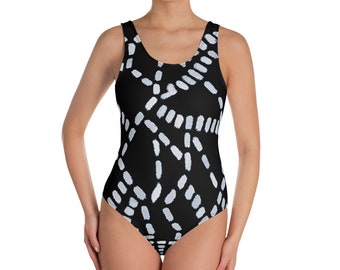 Imperfect Black SF One-Piece Swimsuit