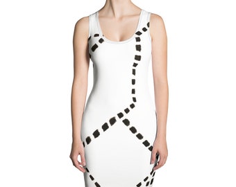 Imperfect Clizia Metro Sublimation Cut & Sew Dress